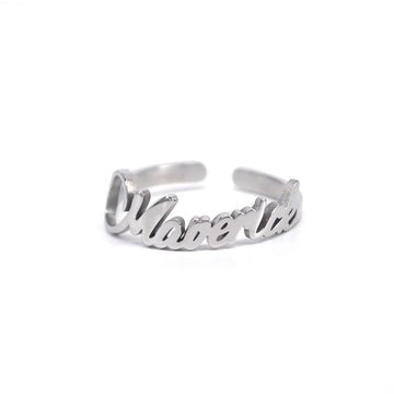 Custom Name Ring