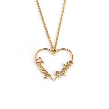 Heart Necklace (2 Names)